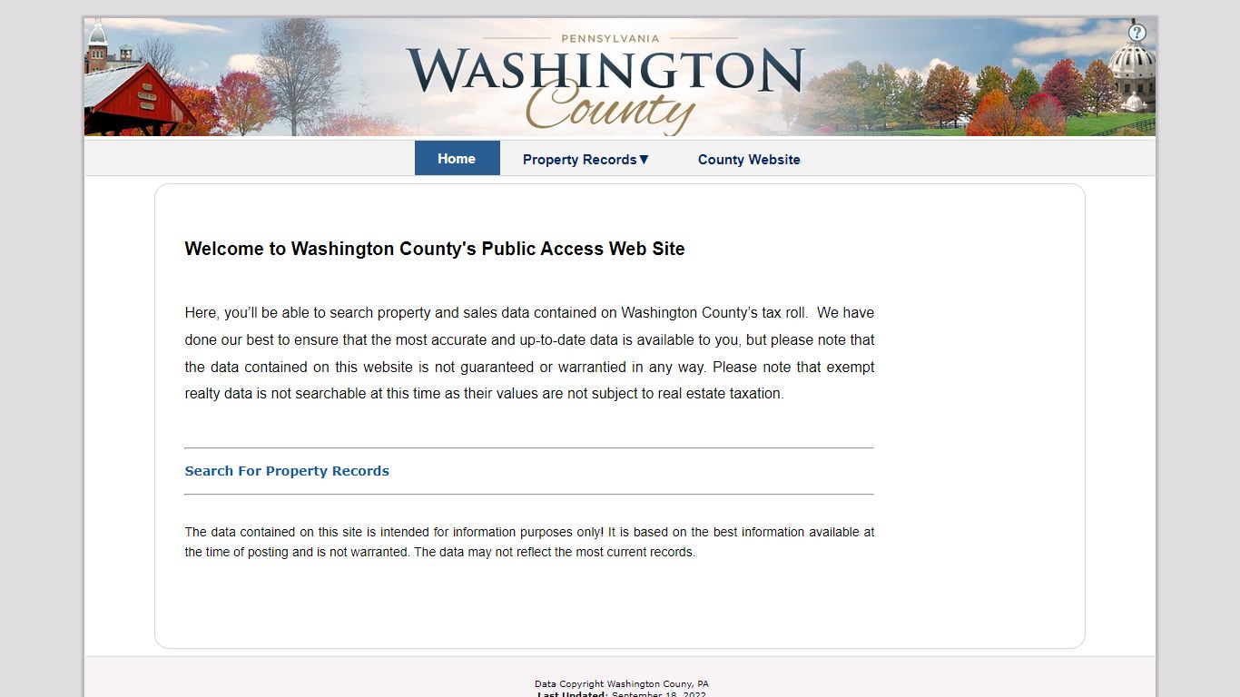 Washington Co. Reassessment